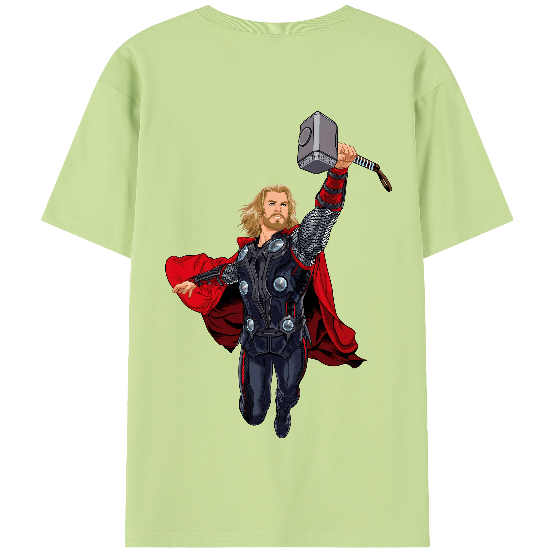 （画像用） アベンジャーズ The Avengers 綿100％半袖Tシャツ（背面プリント）